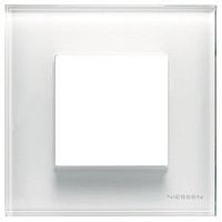 Рамка универсальная ABB Niessen Zenit 1-м. 2 мод. N2271 BL белый картинка